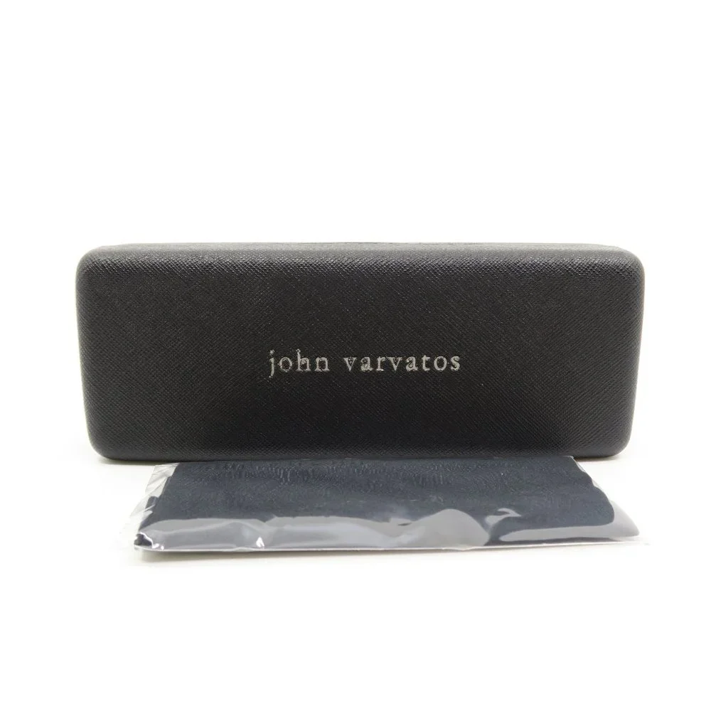 John Varvatos V173 53mm Black Titanium/Brown Gradient Half Rim, New Sunglasses.